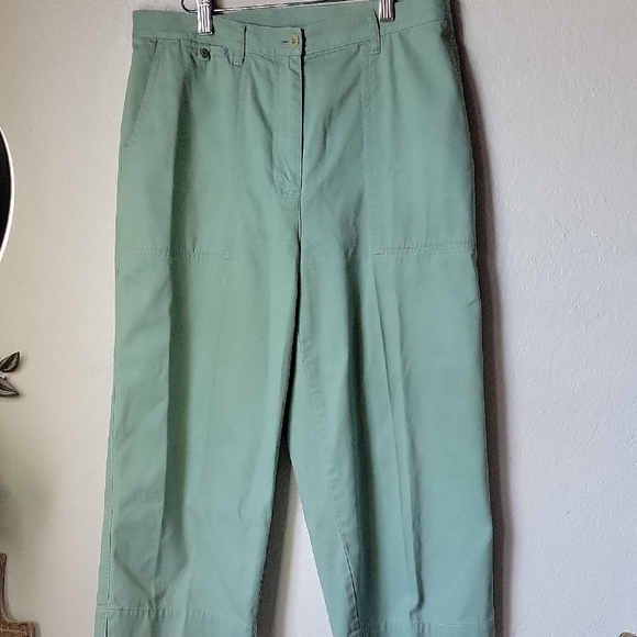 Ralph Lauren Green Chinos Classic Straight-Leg - Picture 1 of 9